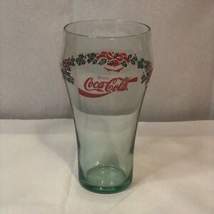 Coca-Cola Vintage Holiday Christmas Drinking Glass